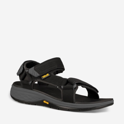 Teva Strata Universal - Men's Teva Sandals - Black | India (JCZV28453)